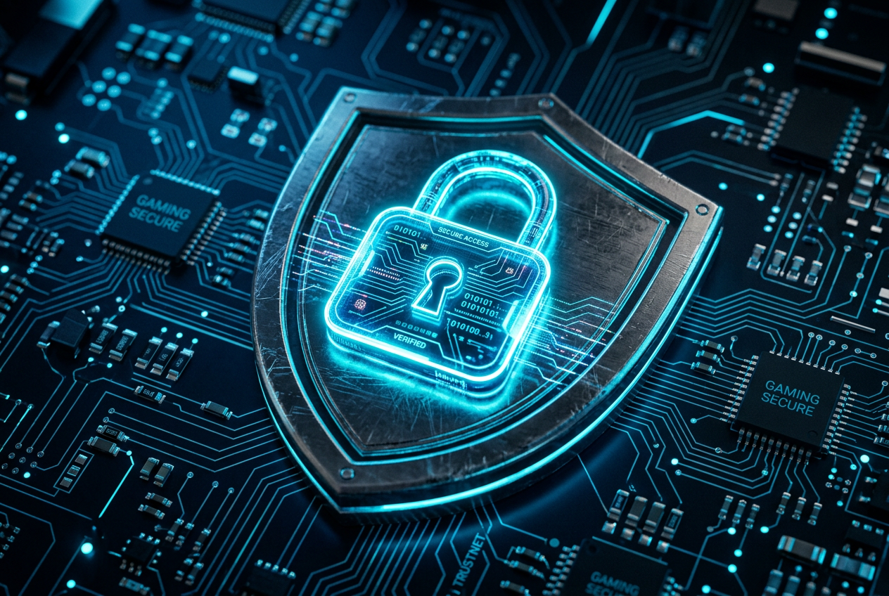 Digital security concepts for online gambling.